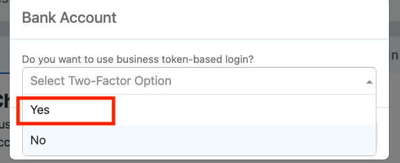 Select Yes to use 2FA